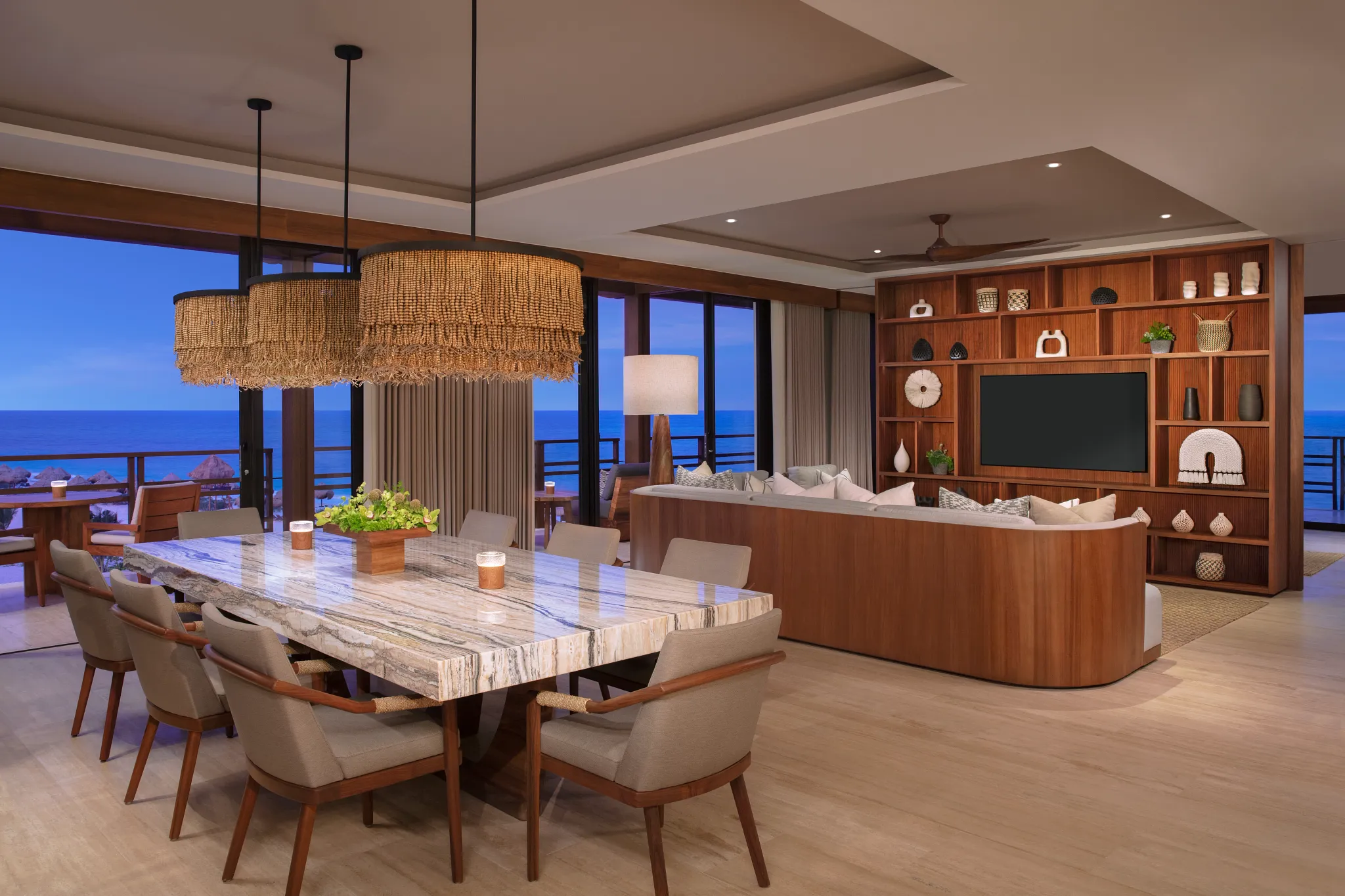Presidential Suite Ocean Front Living Room