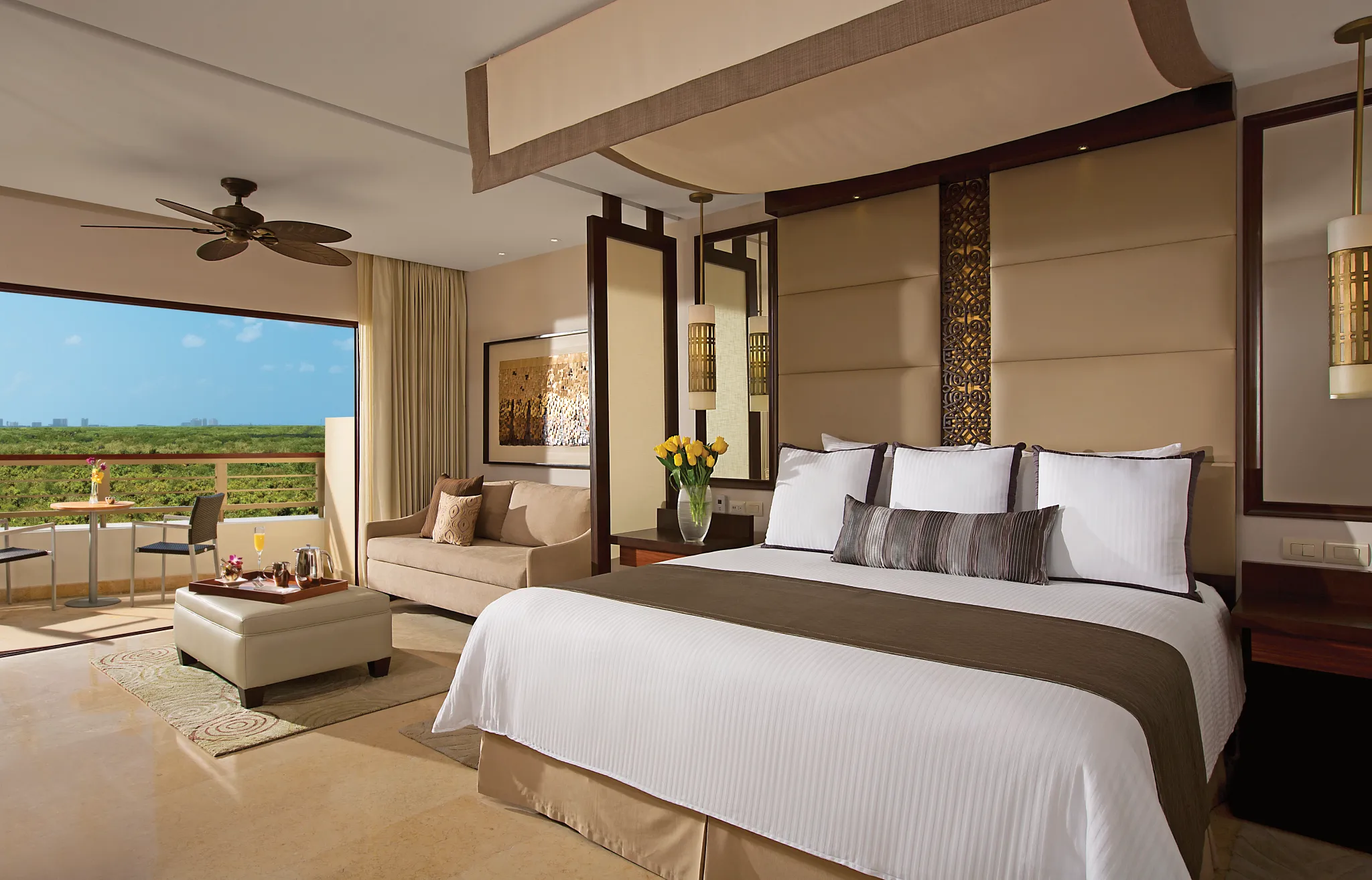 Junior Suite Garden View king bed — Secrets Playa Mujeres