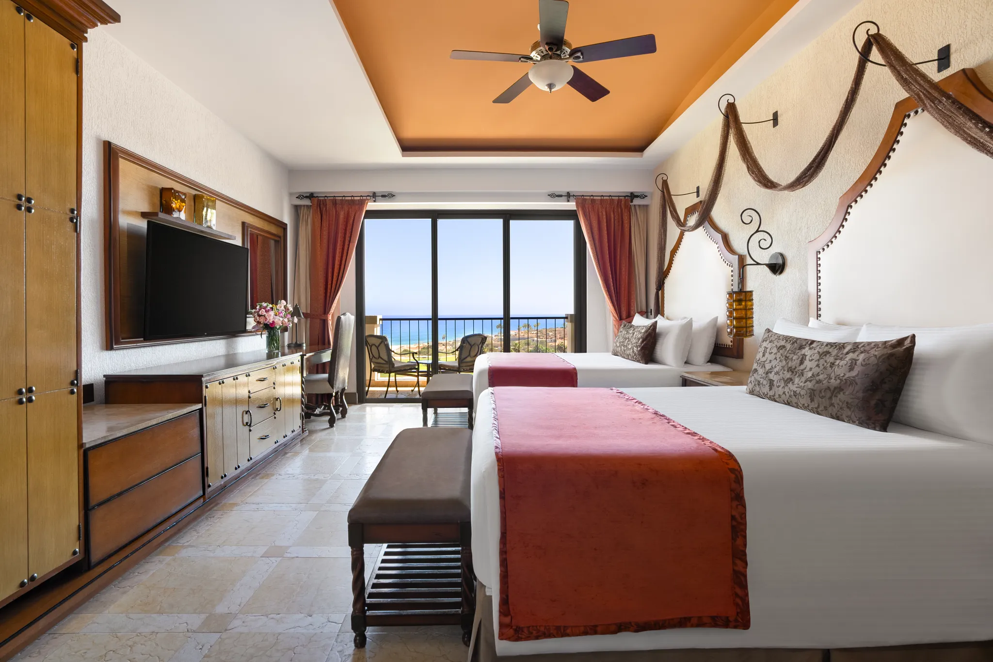 Junior Suite Ocean View Double Beds — Secrets Puerto Los Cabos