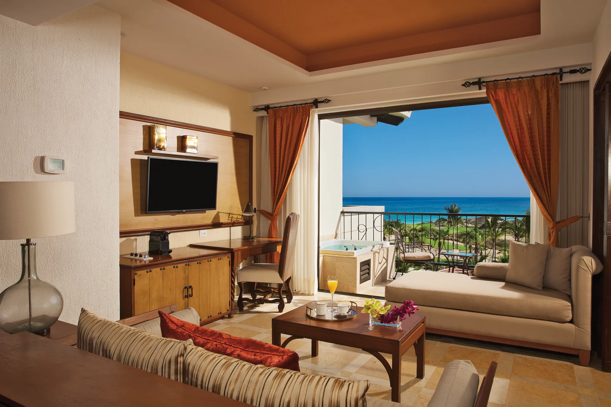Master Suite Living Area — Secrets Puerto Los Cabos