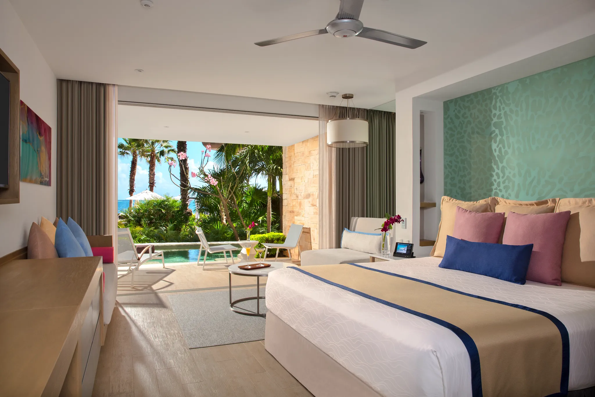 PC Junior Suite Swim Out Tropical View at Secrets Riviera Cancun
