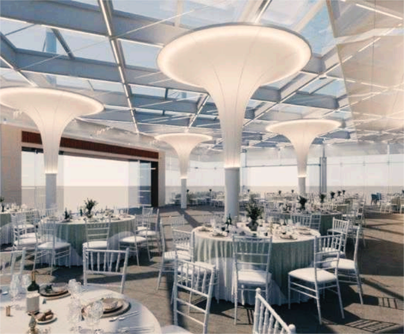 The Hall Ballroom — Hyatt Vivid Grand Island indoor ballroom