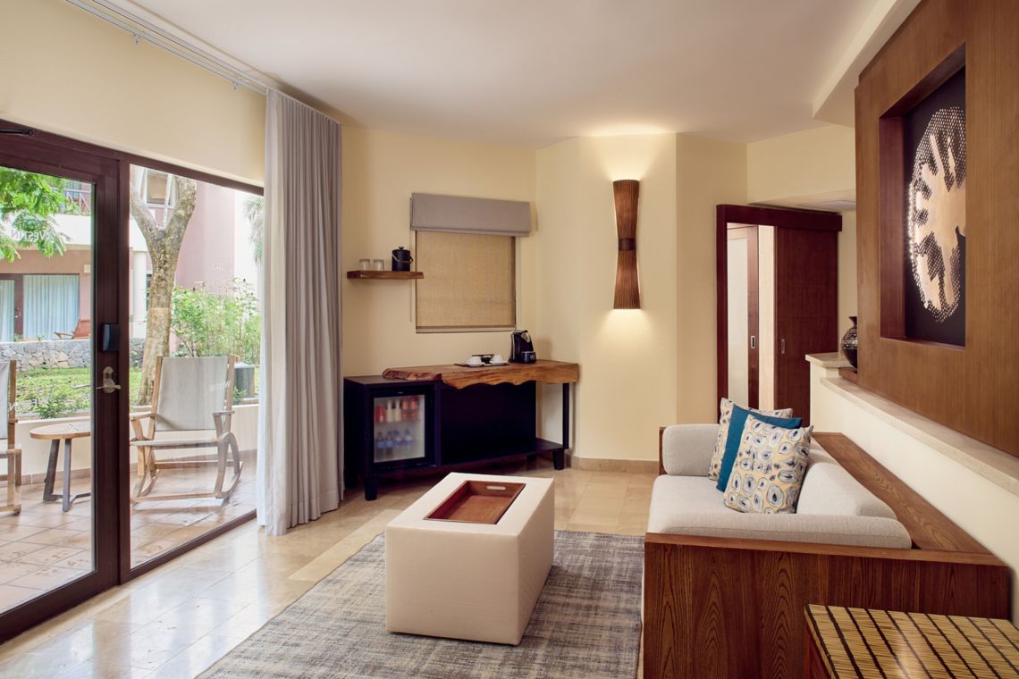Deluxe Junior Suite living area — Westin Playa Conchal