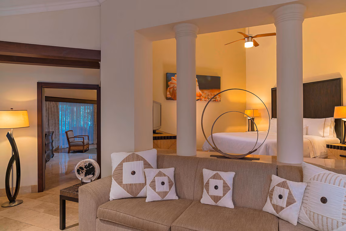 Master Family Suite king bedroom — Westin Playa Conchal