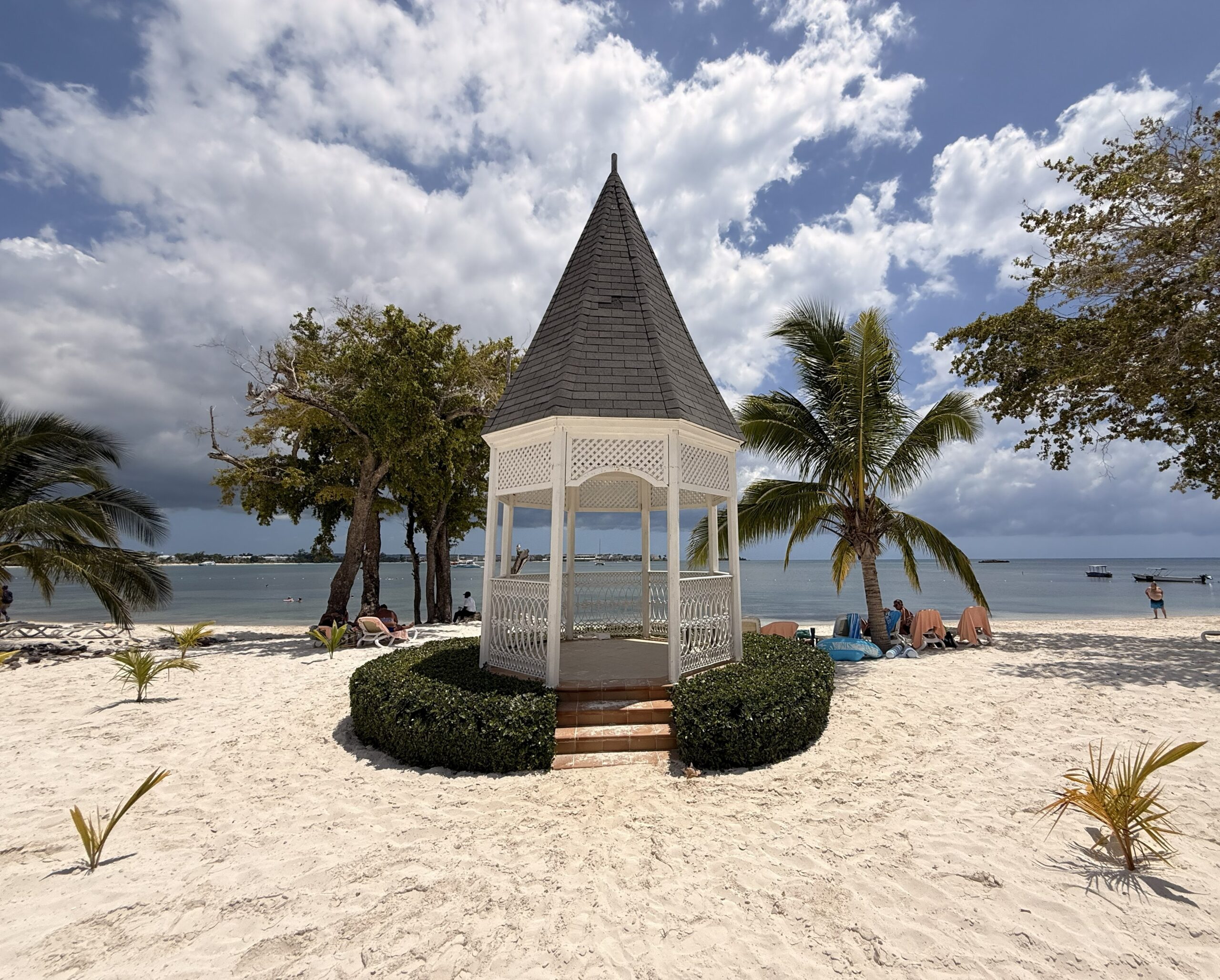 Hotel Riu Negril Beach Gazebo Wedding Ceremony