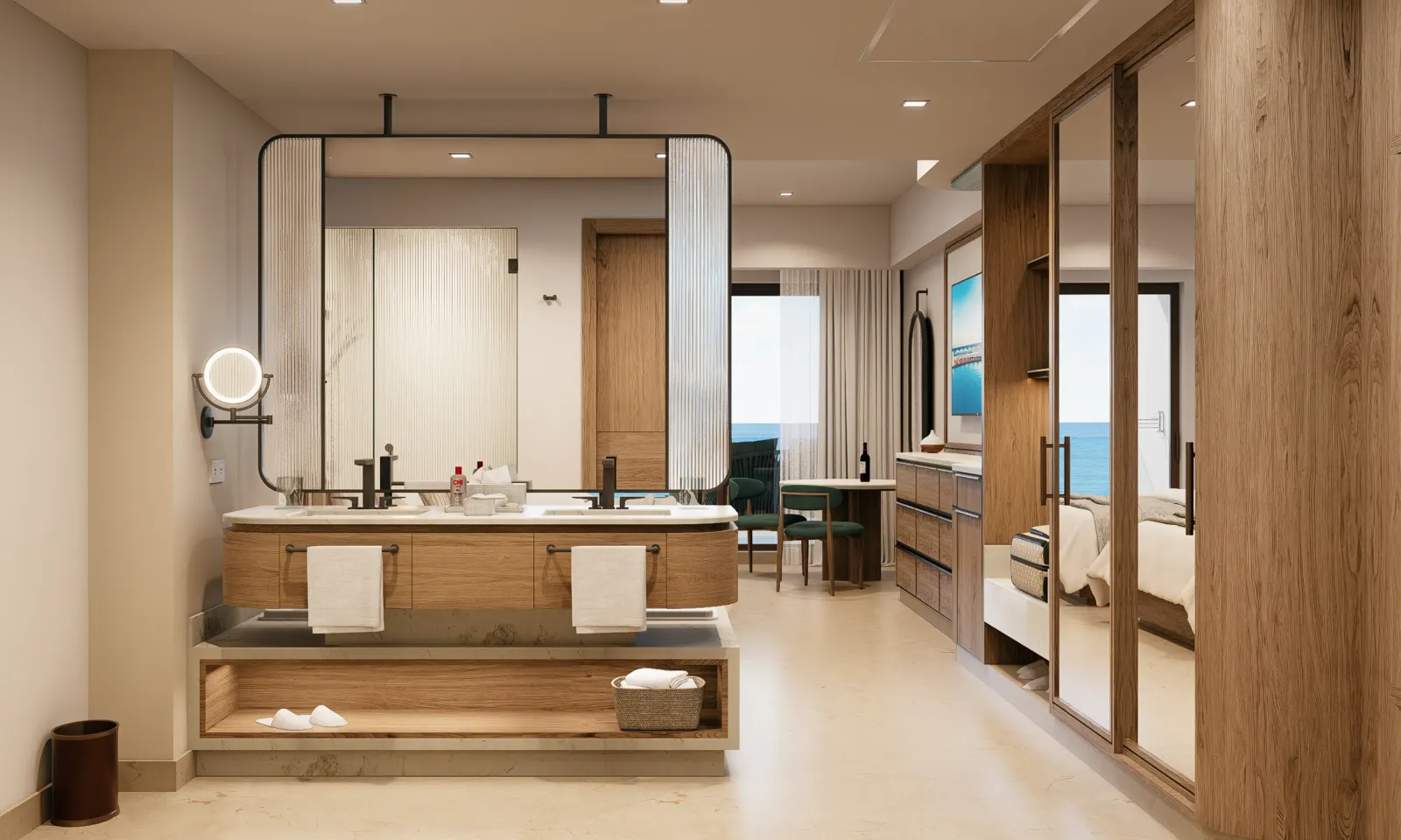 Superior Deluxe Ocean View bathroom
