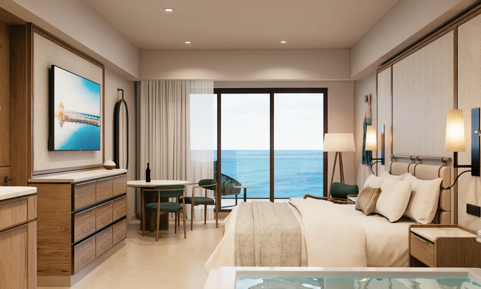 Superior Family Deluxe king room — Beach Palace