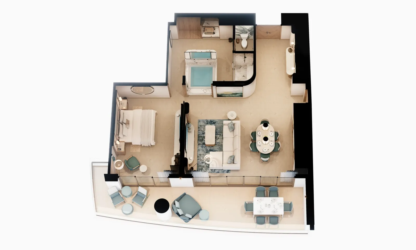 Superior Governor Suite floor plan