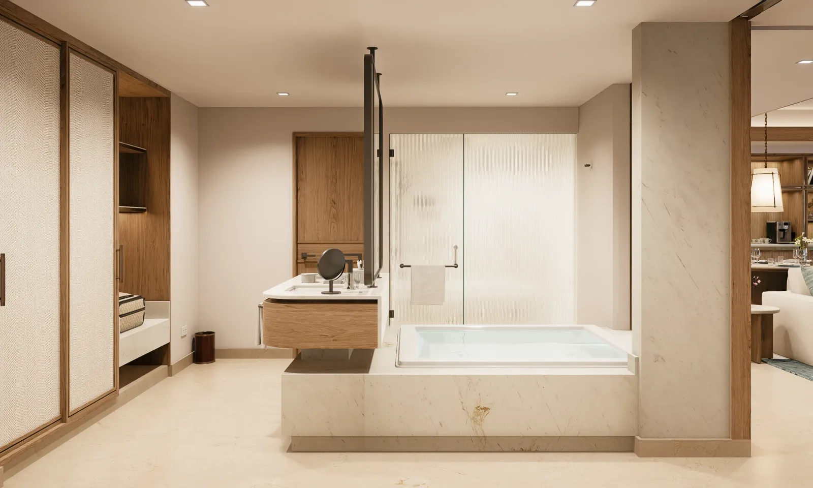 Two Bedroom Presidential Suite primary bathroom