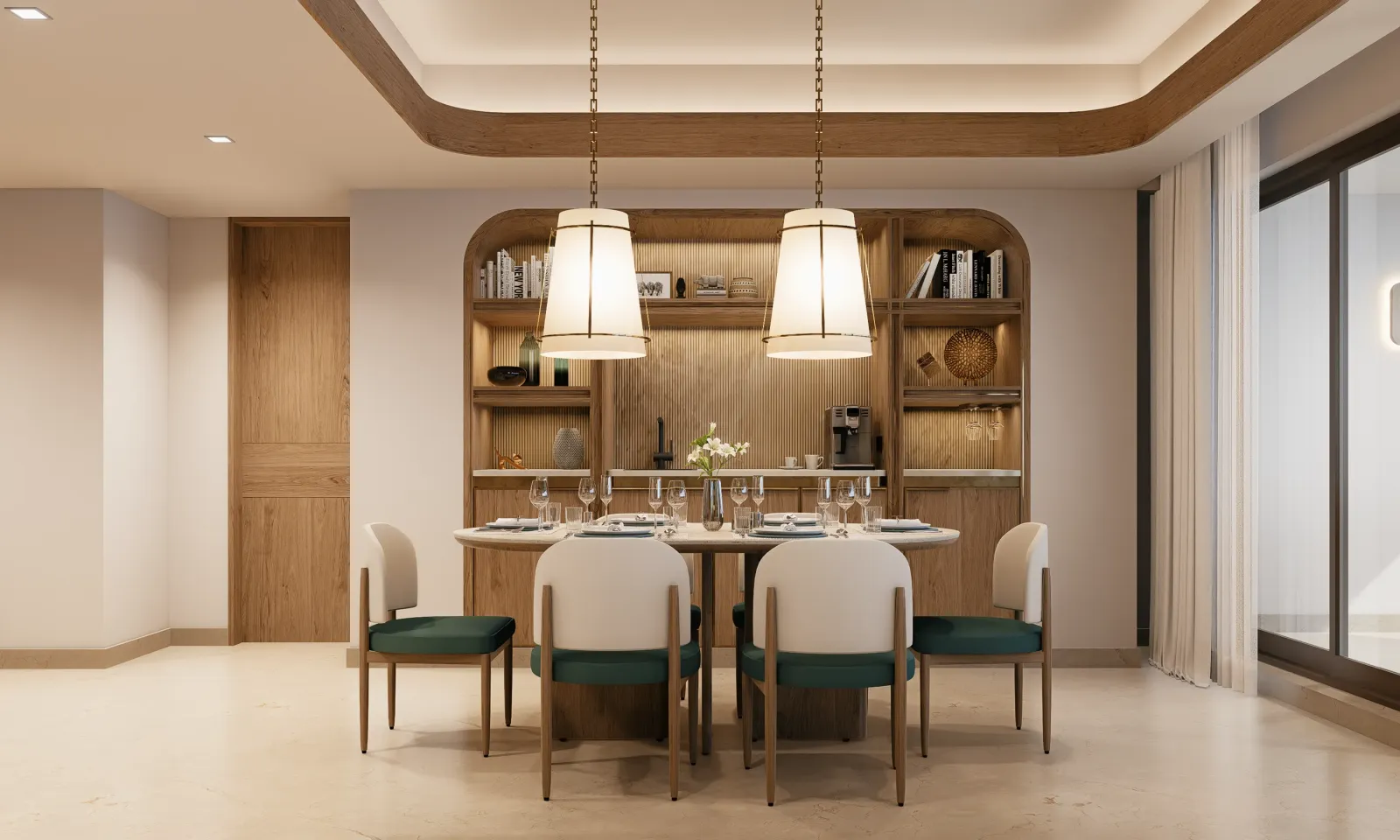 Two Bedroom Presidential Suite dining area