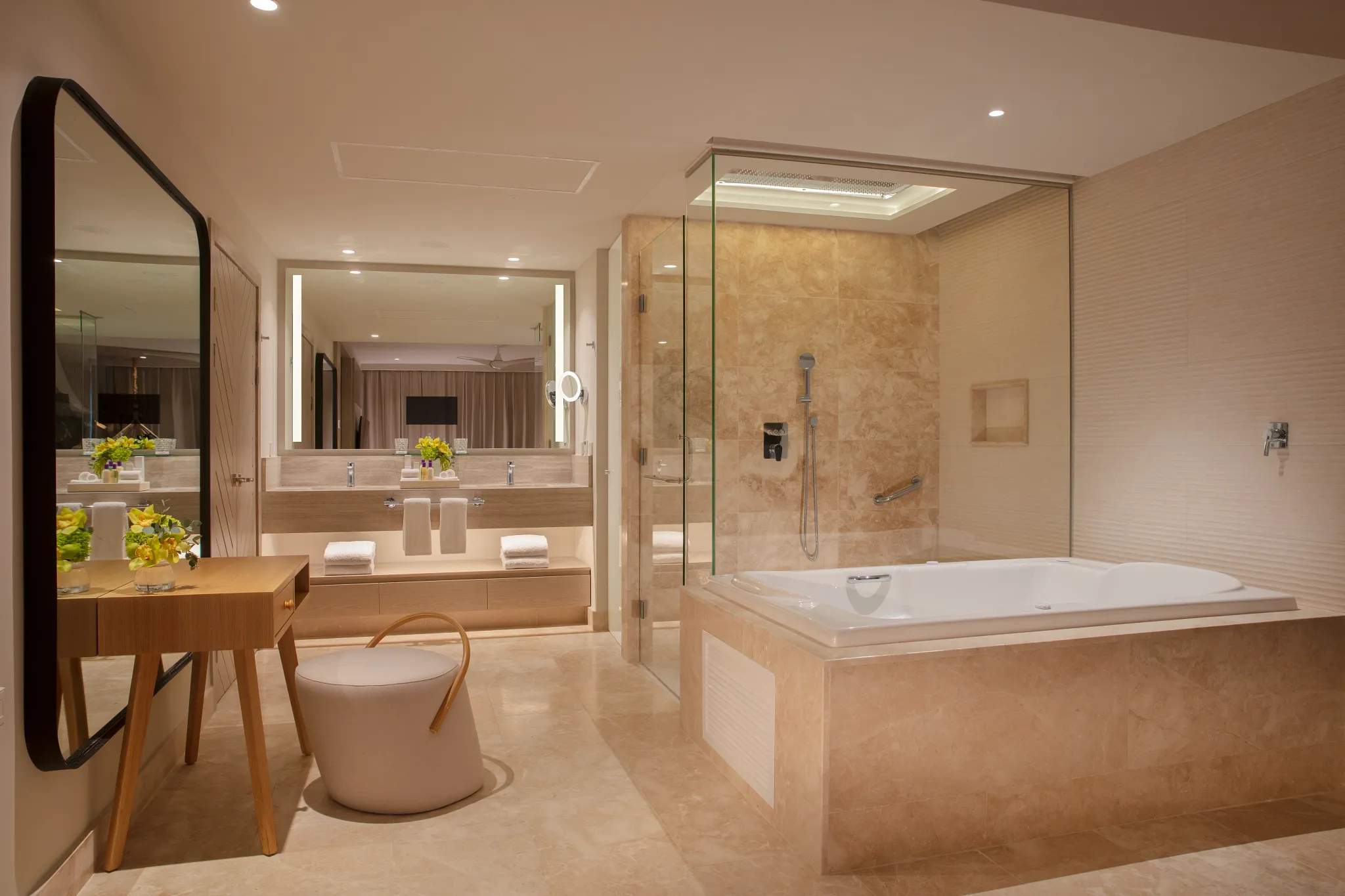 xhale club Master Suite bathroom — Breathless Cancun Soul