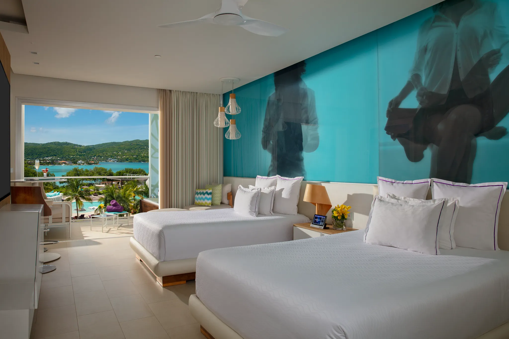 Allure Junior Suite Ocean View Double Beds