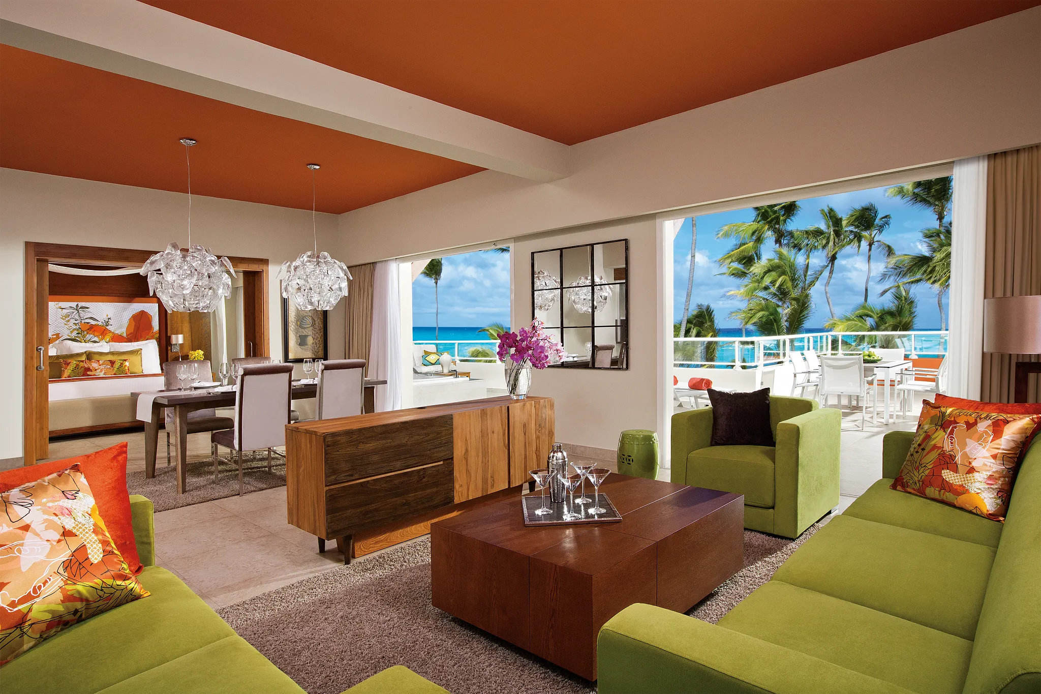 xhale club Presidential Suite — Living Area