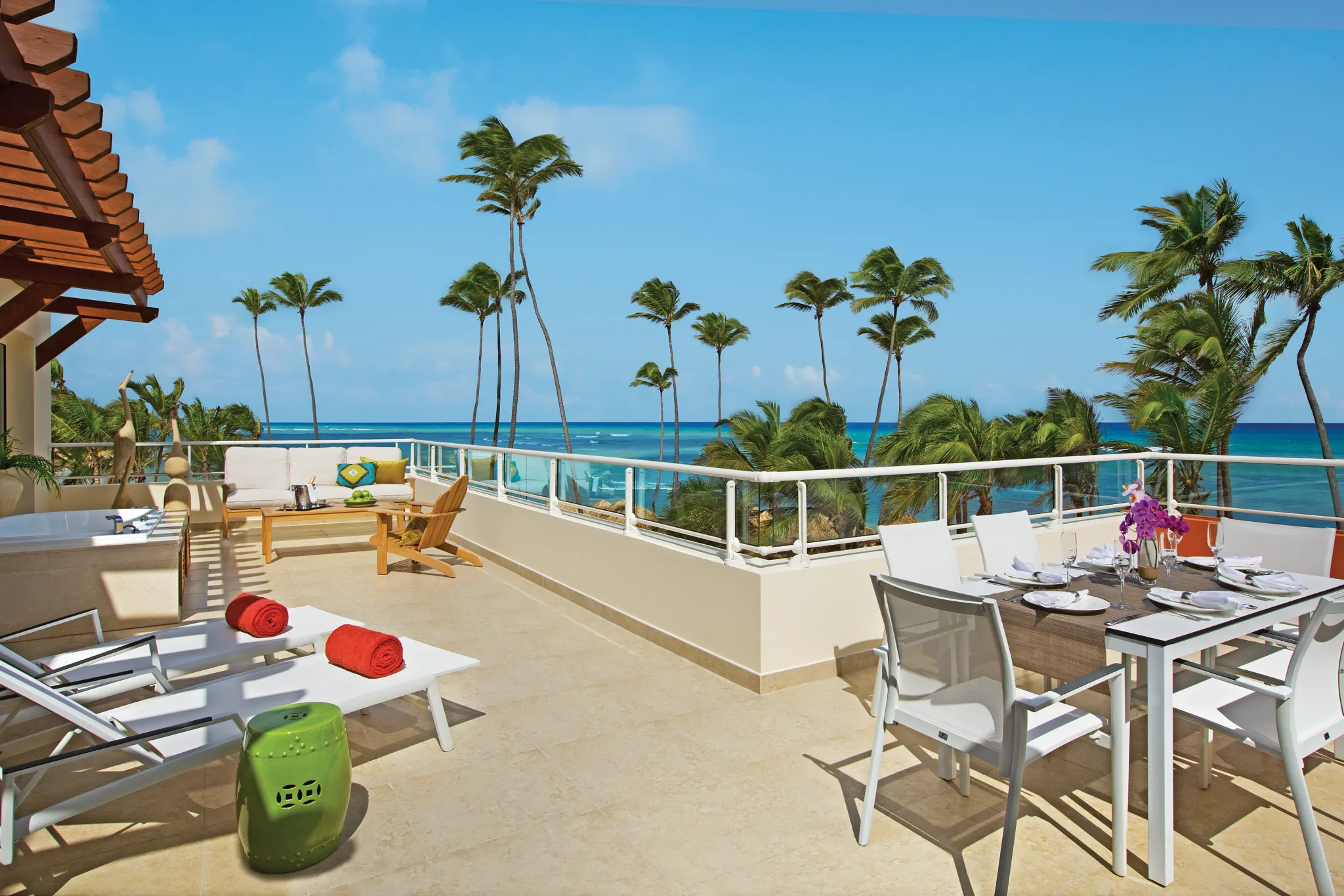 xhale club Presidential Suite — Terrace