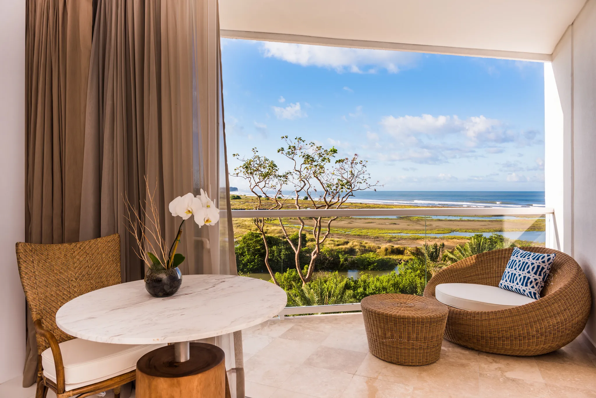 Junior Suite Partial Ocean View Terrace — Dreams Karibana Cartagena