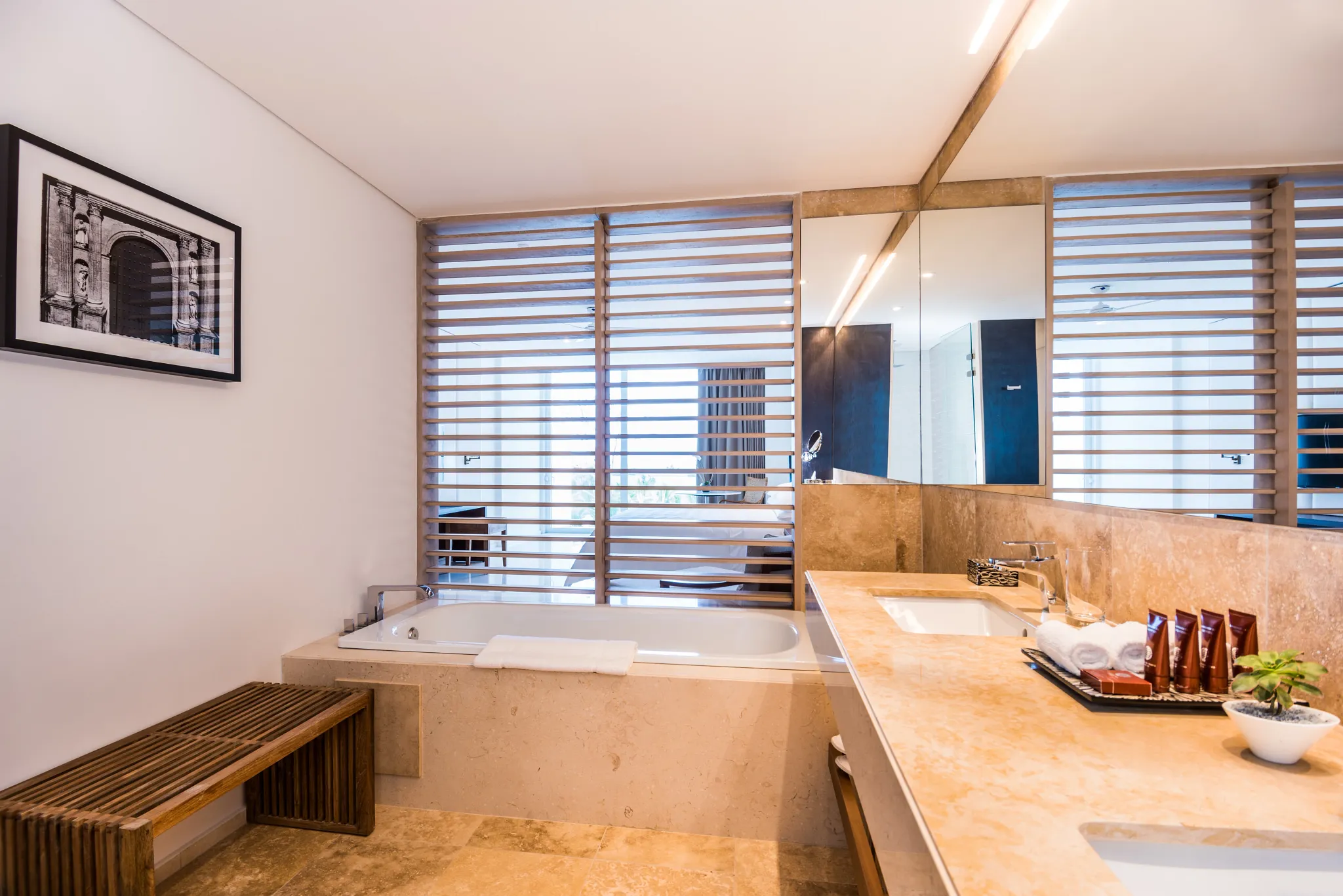 Preferred Club Junior Suite Ocean View Bathroom — Dreams Karibana Cartagena