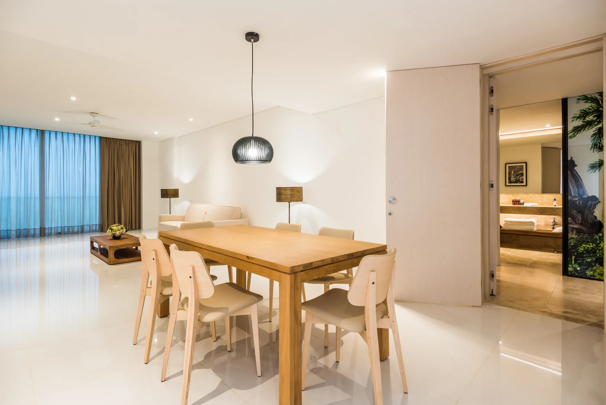 Preferred Club One Bedroom Suite Ocean View Dining Area — Dreams Karibana Cartagena