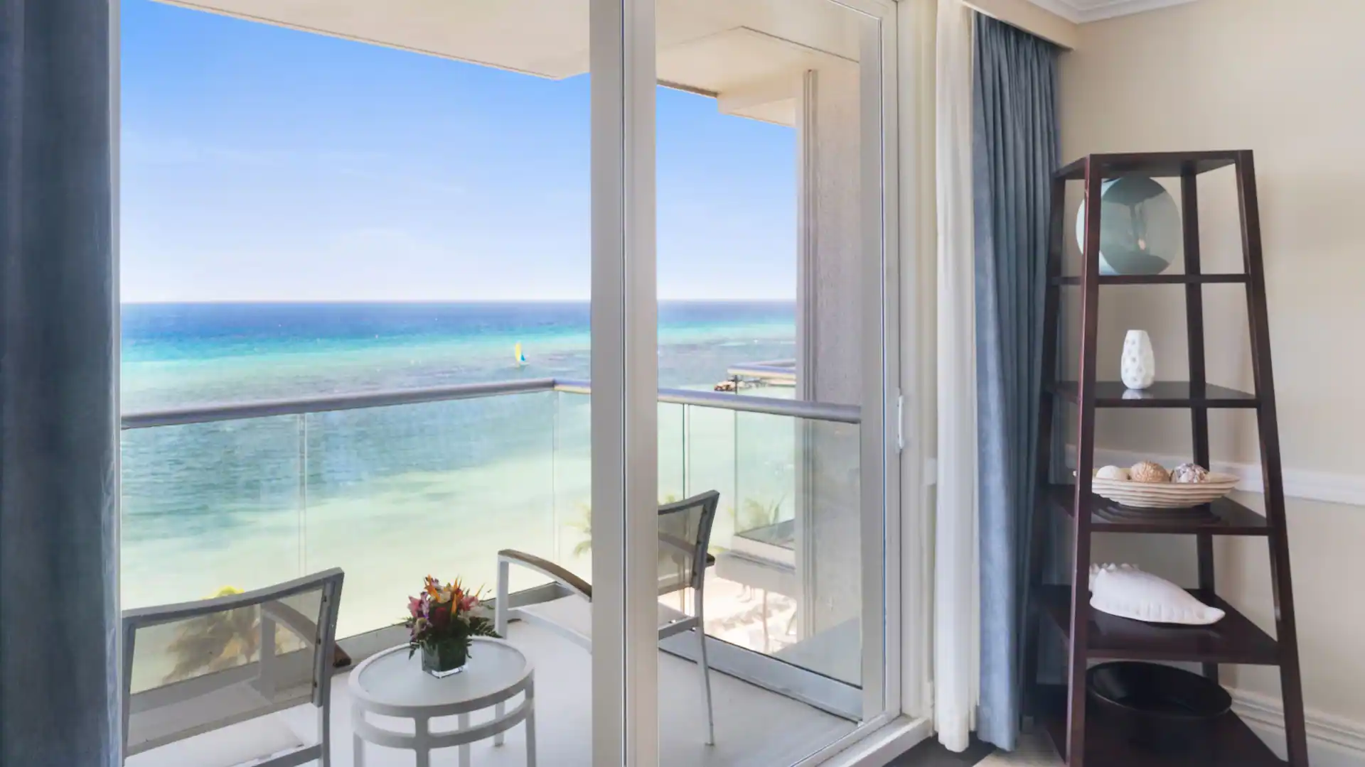 Oceanfront Prime Minister Suite Terrace — Dreams Rose Hall Beach