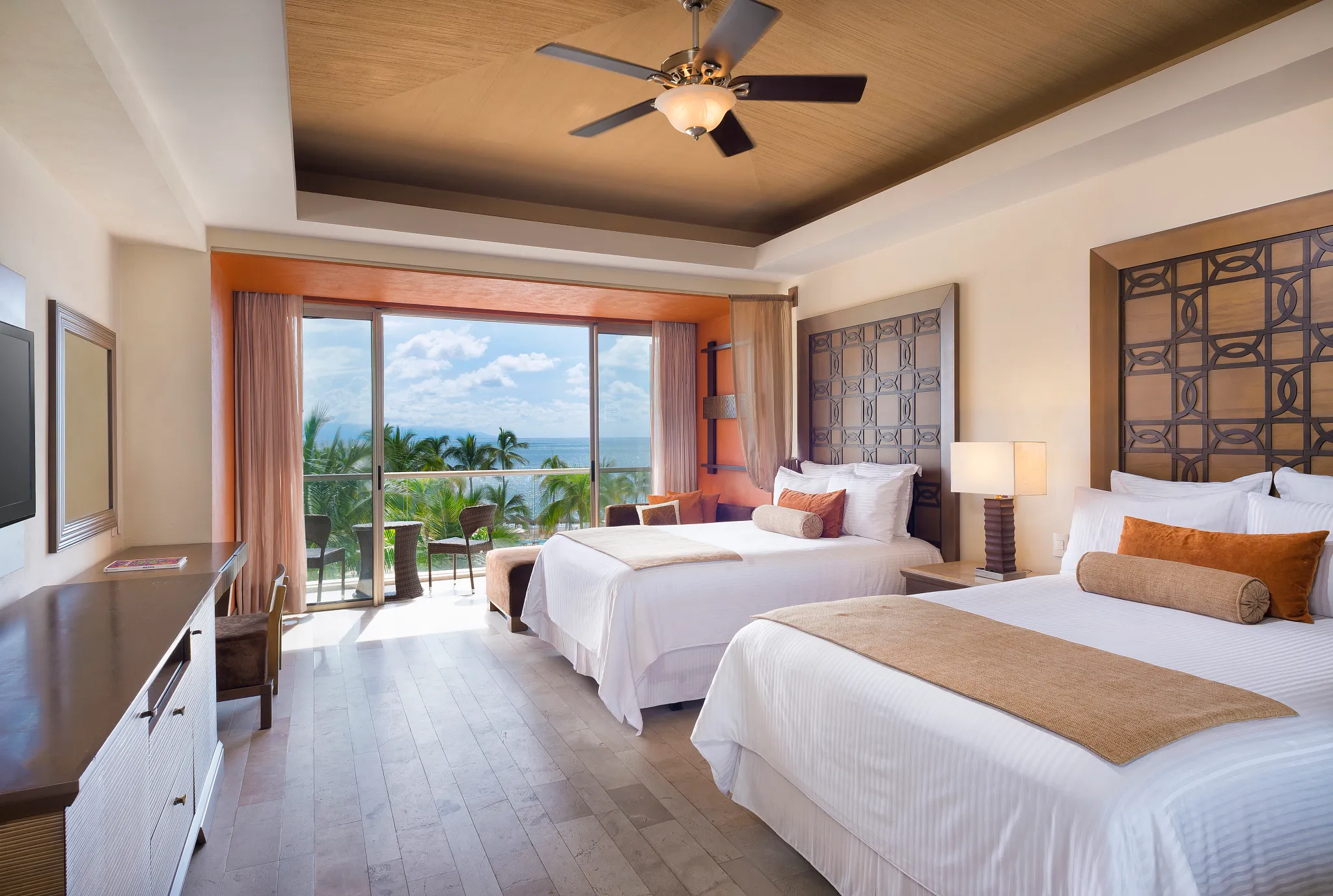 Junior Suite Garden View double beds — Dreams Vallarta Bay