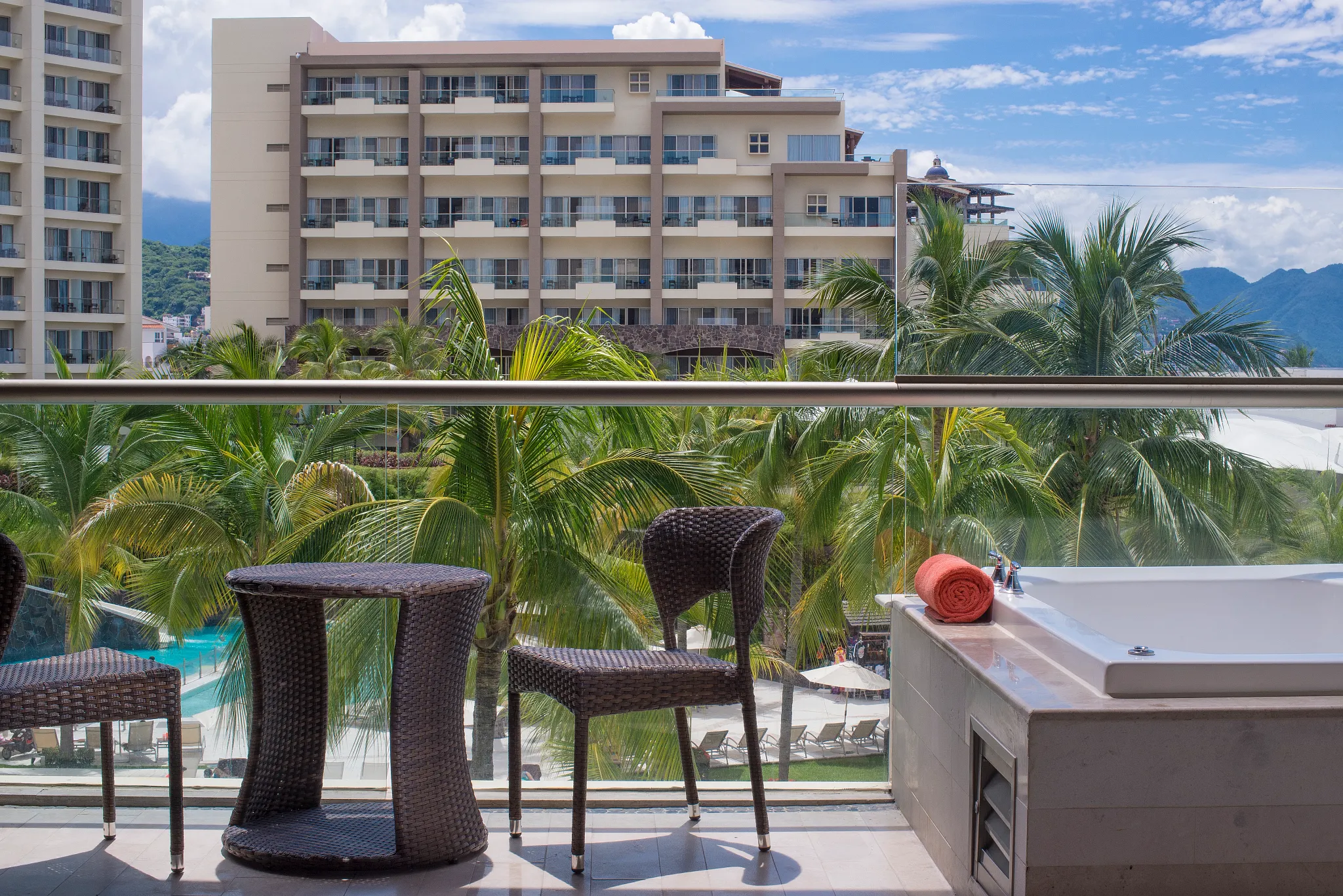 Preferred Club Junior Suite Garden View terrace — Dreams Vallarta Bay