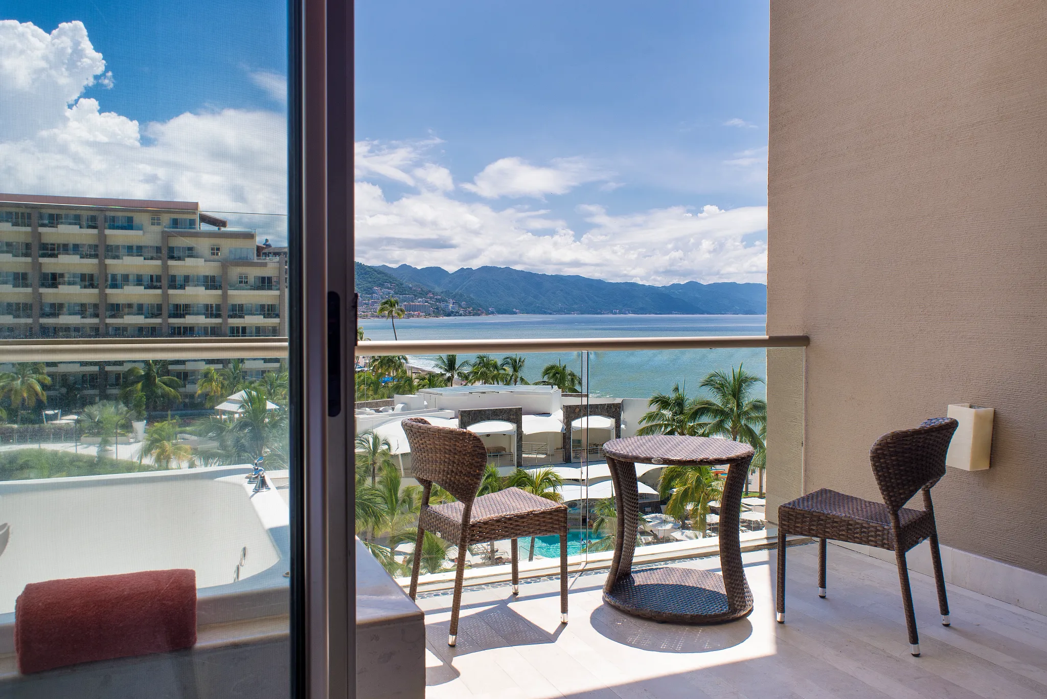 Preferred Club Junior Suite Ocean View terrace — Dreams Vallarta Bay