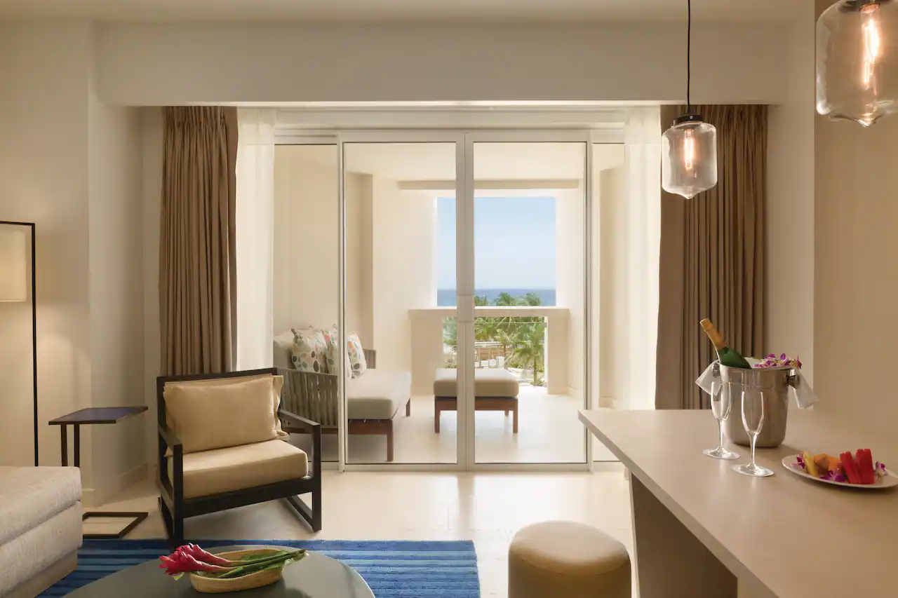 Ocean View Butler Junior Suite Seating Area — Hyatt Ziva Rose Hall