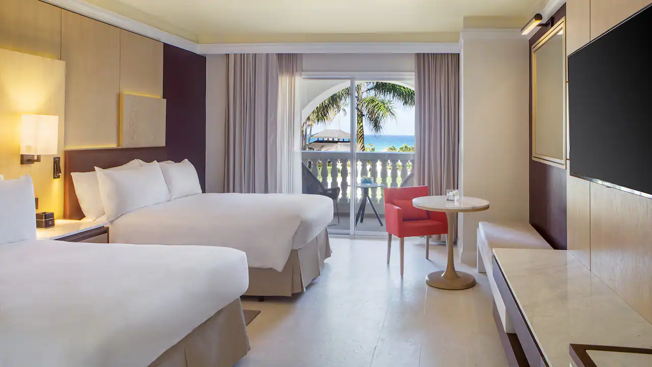 Ocean View Double Beds — Hyatt Ziva Rose Hall