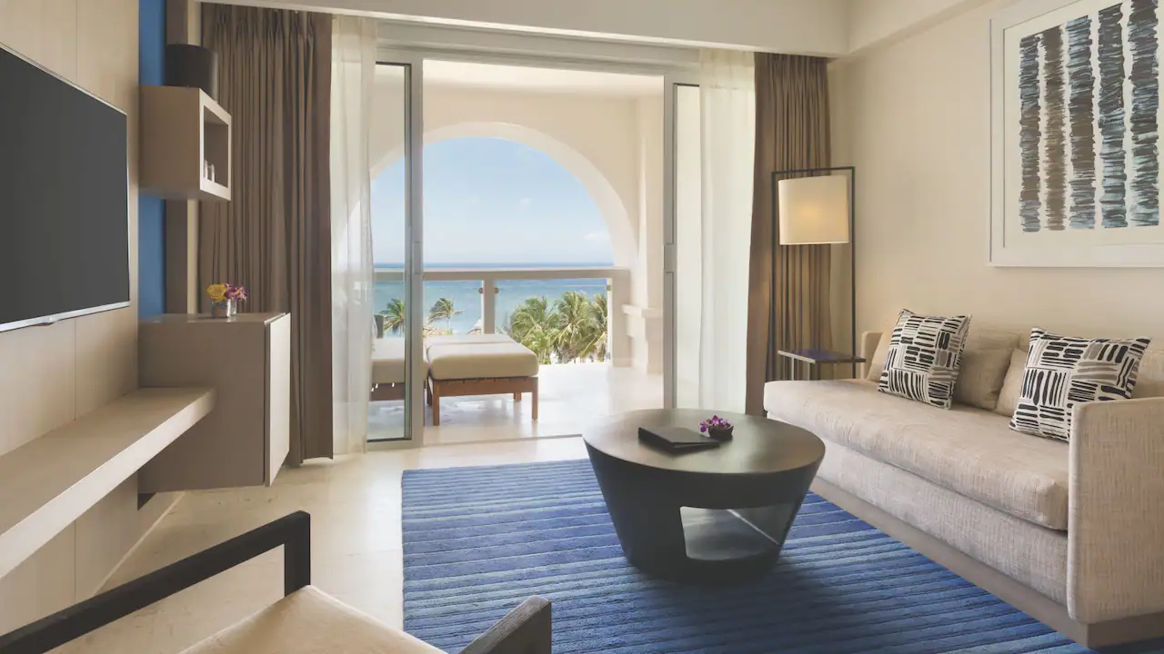 Ocean View Junior Suite Seating Area — Hyatt Ziva Rose Hall