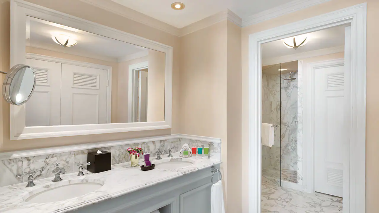 Resort View Bathroom — Hyatt Ziva Rose Hall