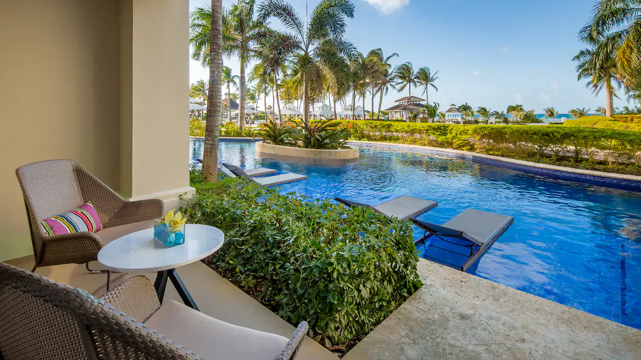 Swim-Up Pool Access — Hyatt Ziva Rose Hall