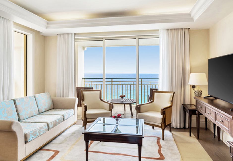 Three Bedroom Oceanfront Butler Suite Seating Area