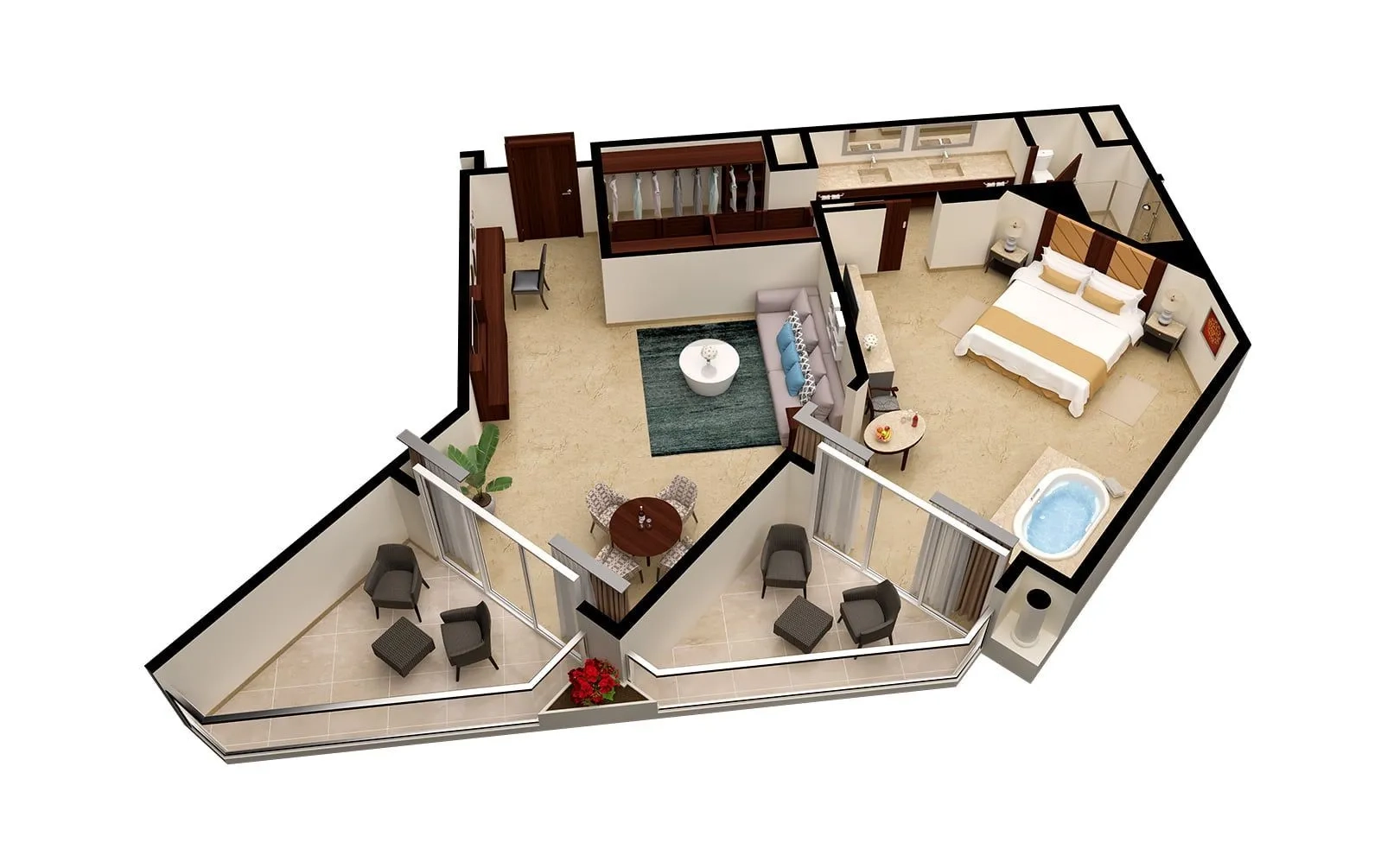 Superior Governor Suite layout