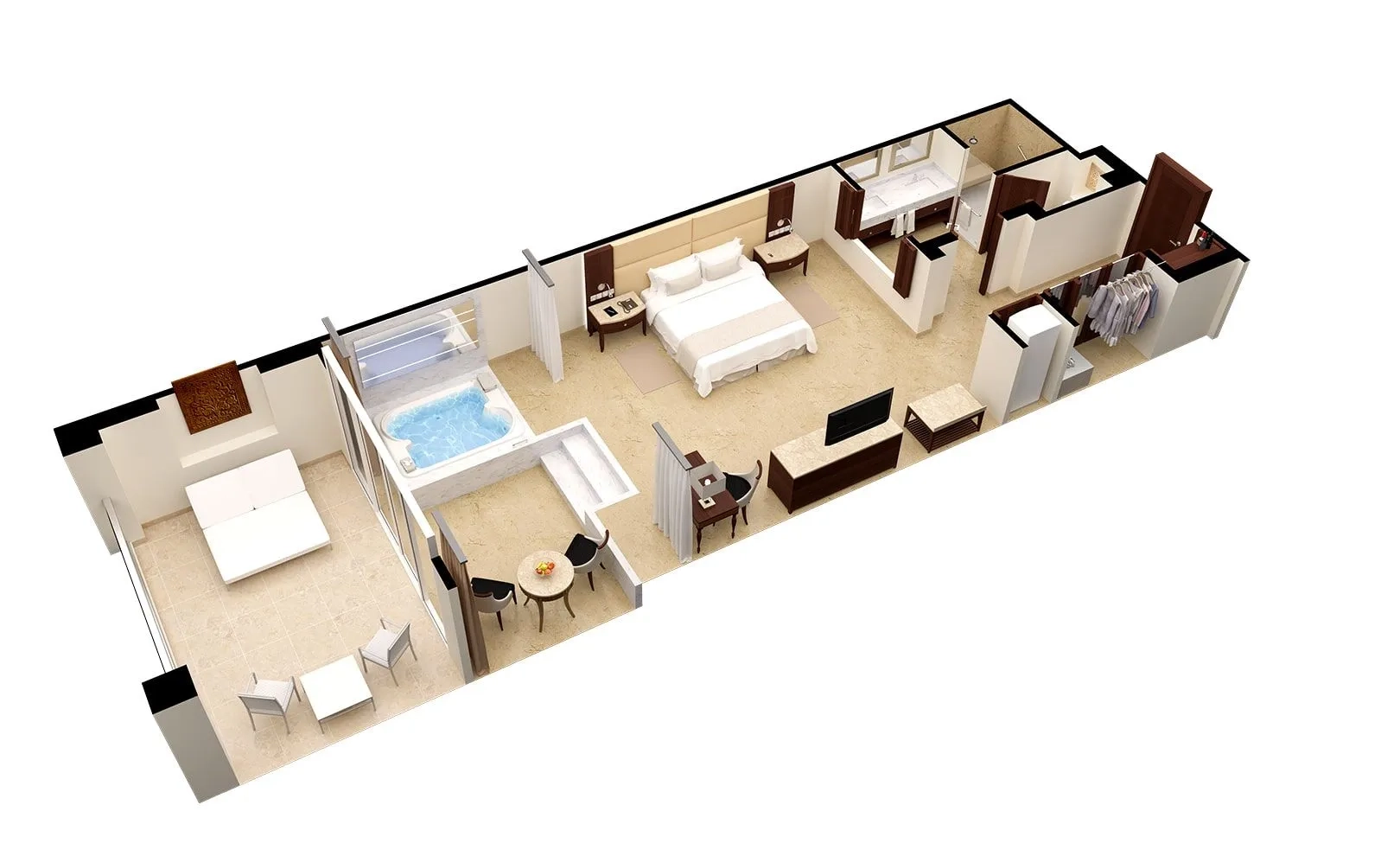 Grand Deluxe Garden View layout