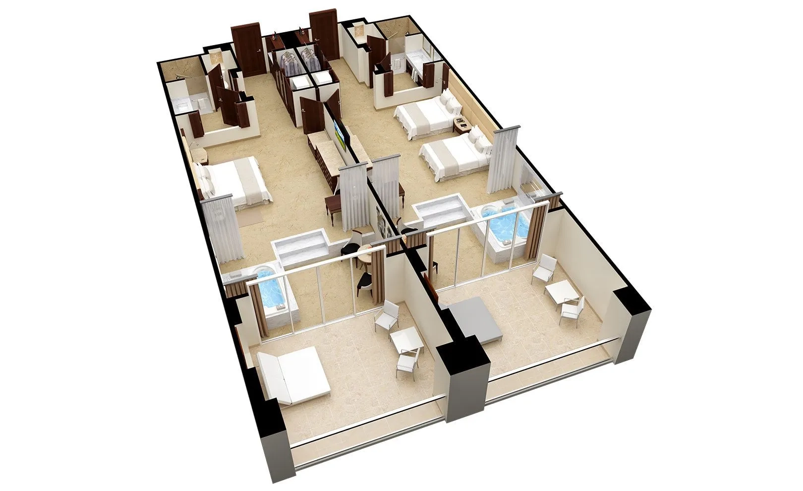 Grand Family Suite layout