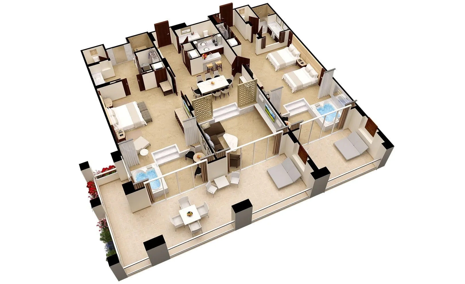 Grand Presidential Suite layout