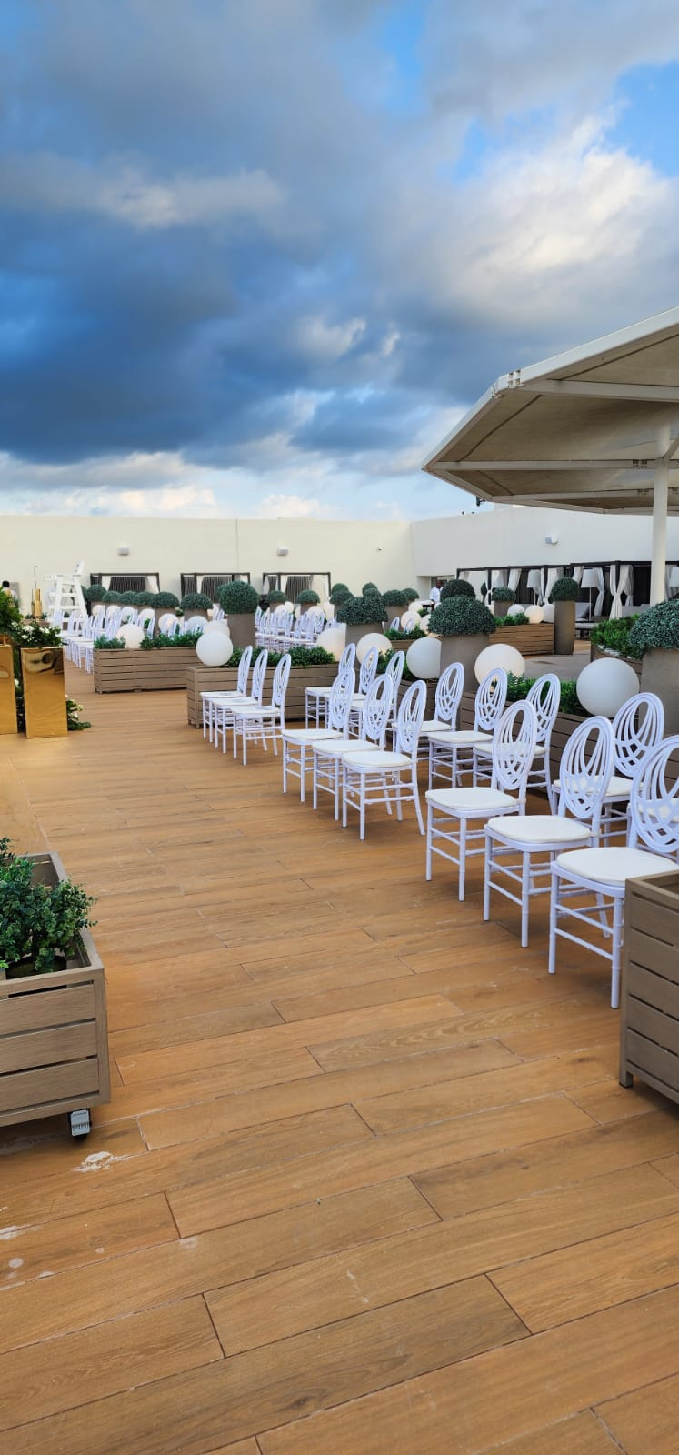 Illusion Terrace setup — Princess Grand Jamaica