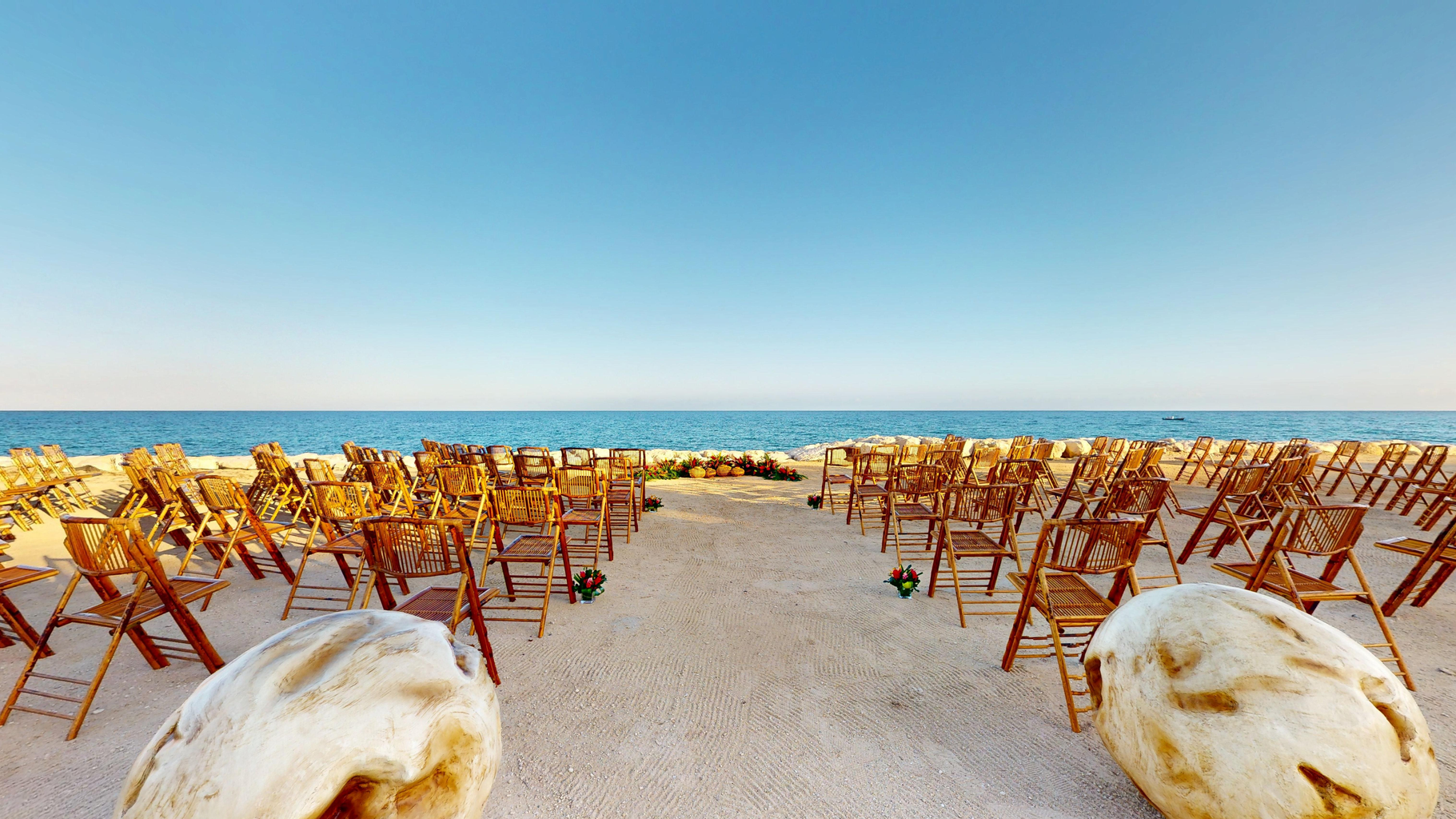 Ocean Oasis Beach View setup — Princess Grand Jamaica