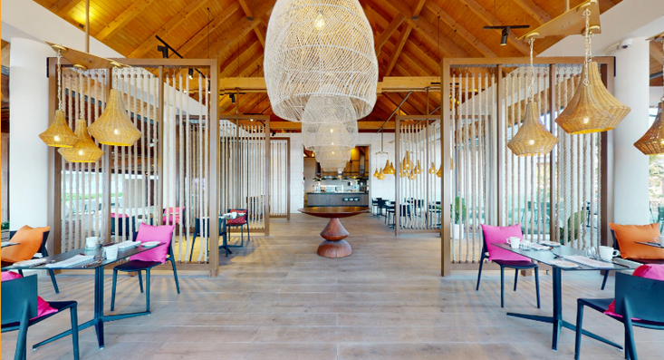 Reef Restaurant interior — Princess Grand Jamaica