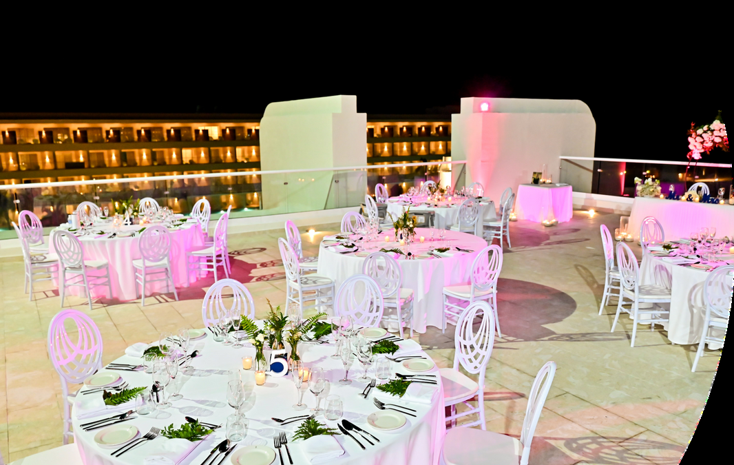 Presidential Sky Terrace setup — Princess Grand Jamaica