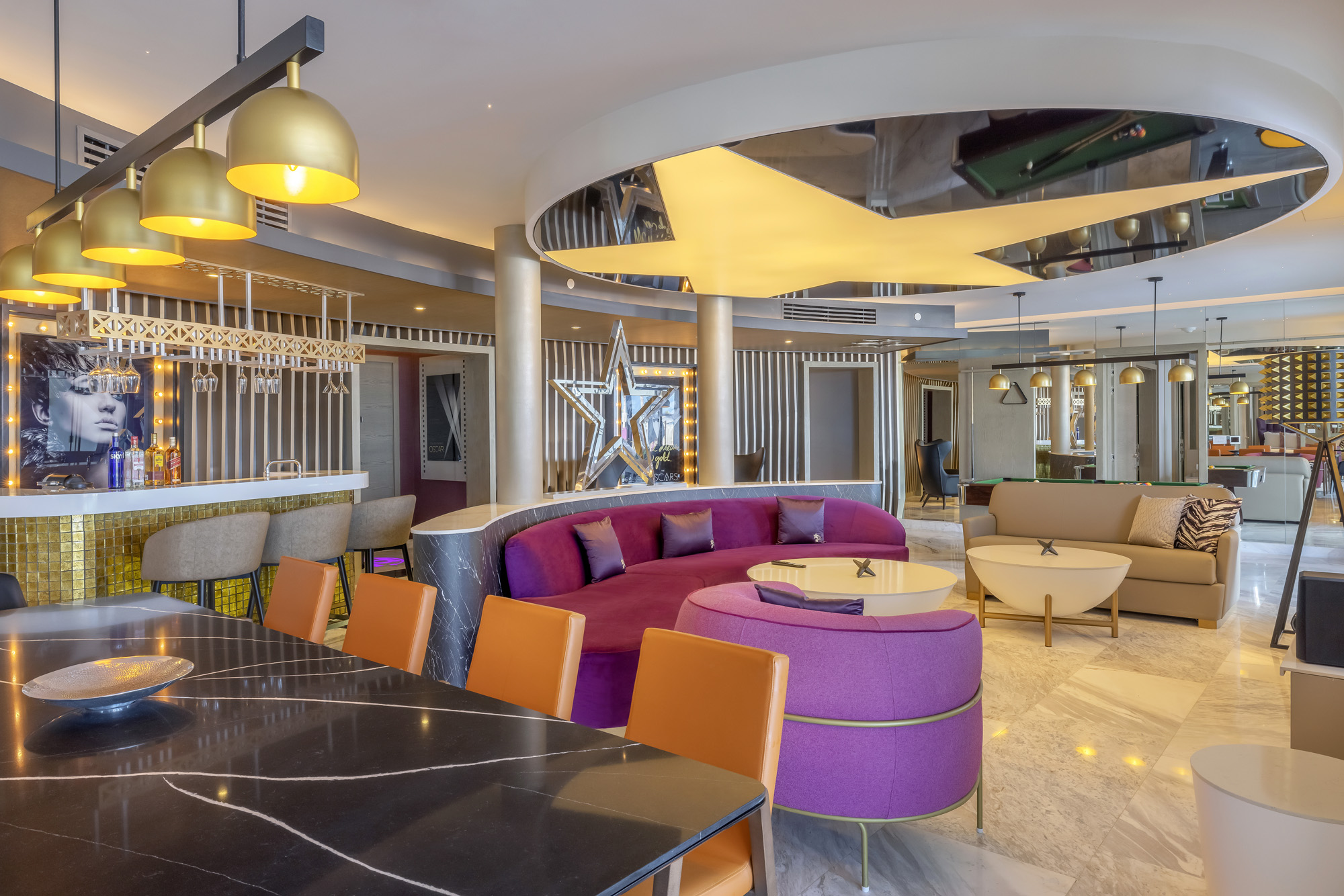 STAR Class Producer's Suite Seating Area — Planet Hollywood Cancun
