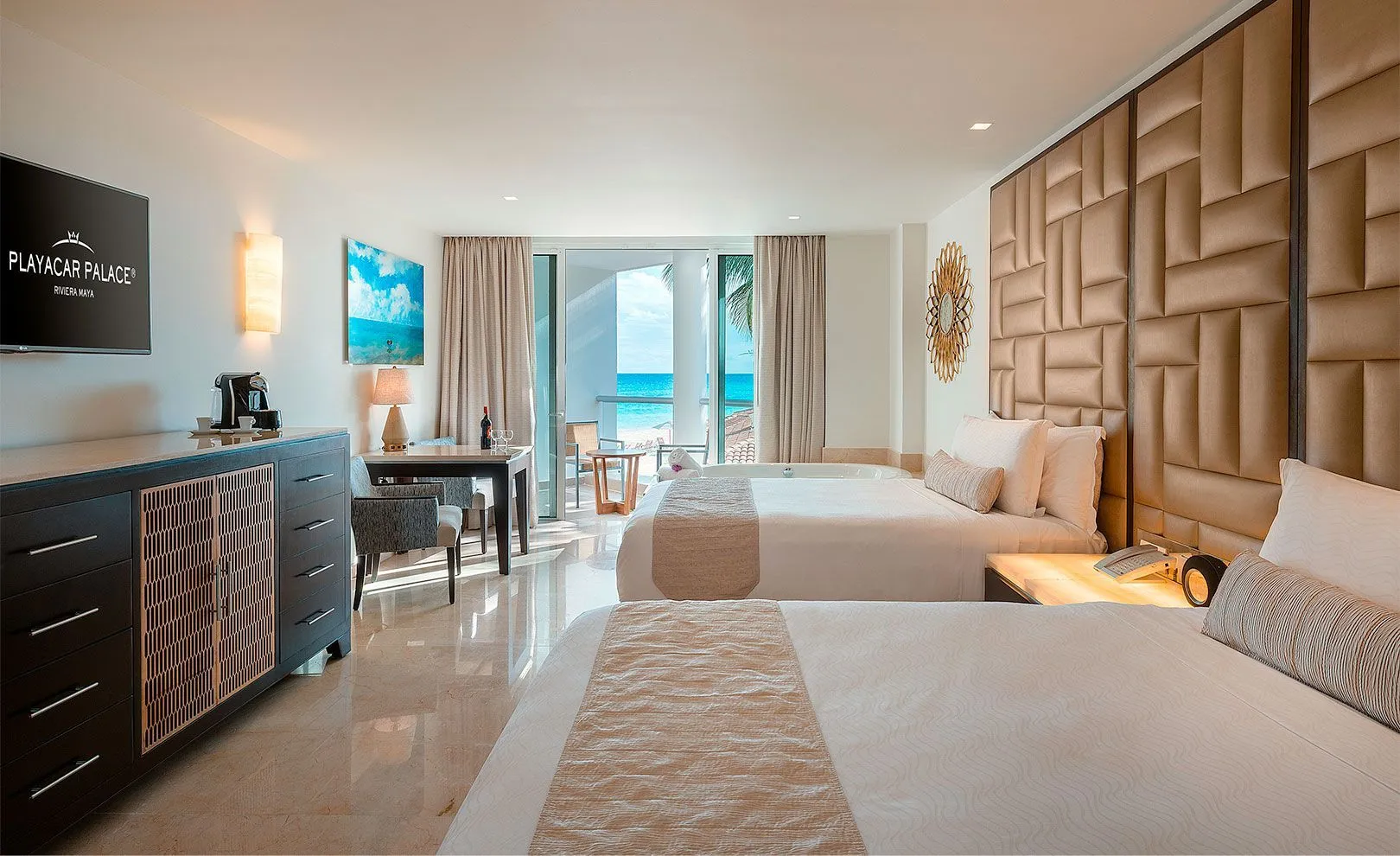 Superior Deluxe Partial Ocean View at Playacar Palace