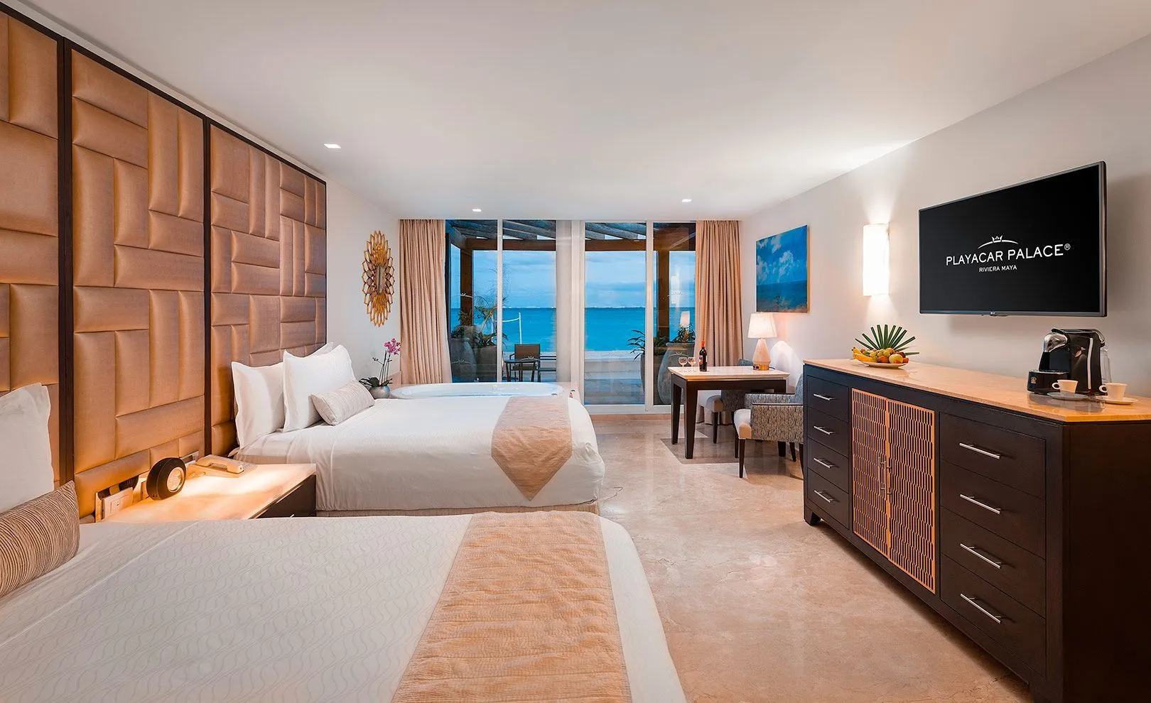 Superior Walk Out Suite Ocean Front at Playacar Palace