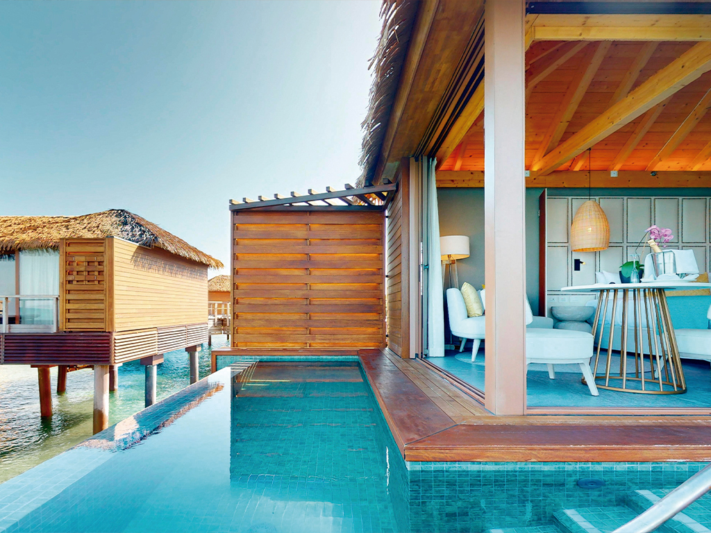 Overwater Villa with Infinity Pool terrace — Princess Senses The Mangrove