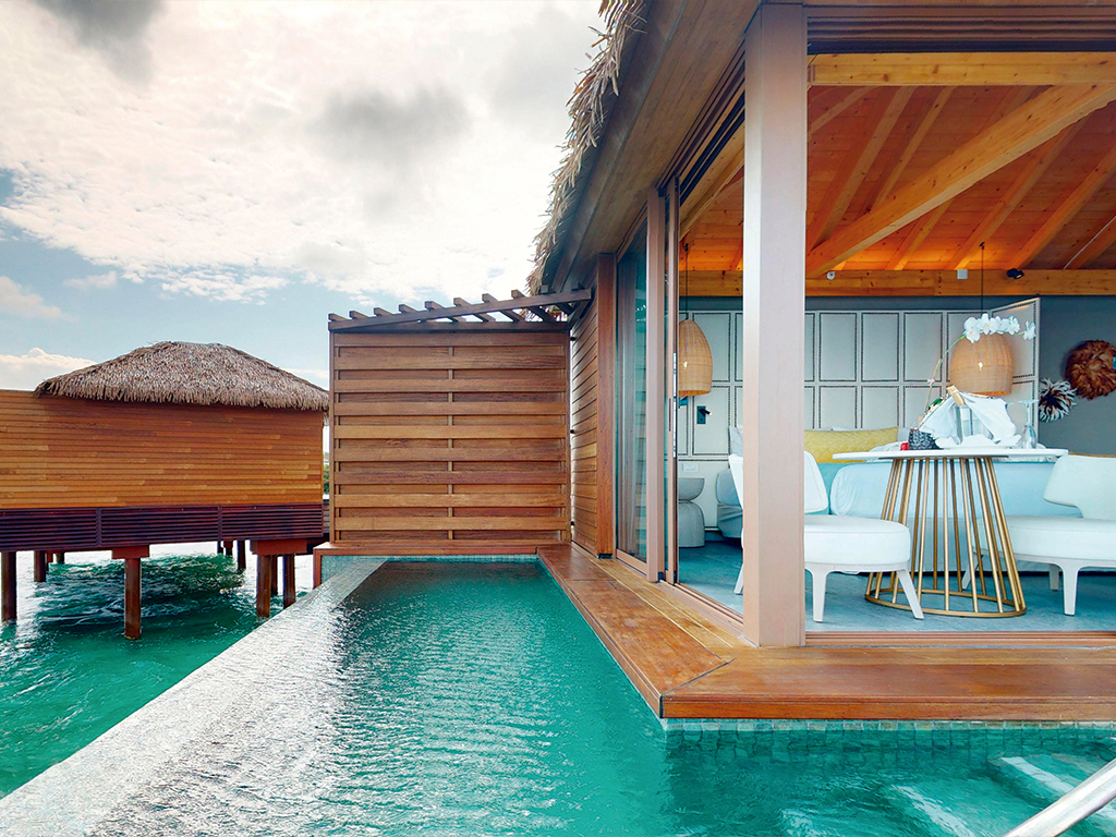 Princess Overwater Villa with Infinity Pool view — Princess Senses The Mangrove