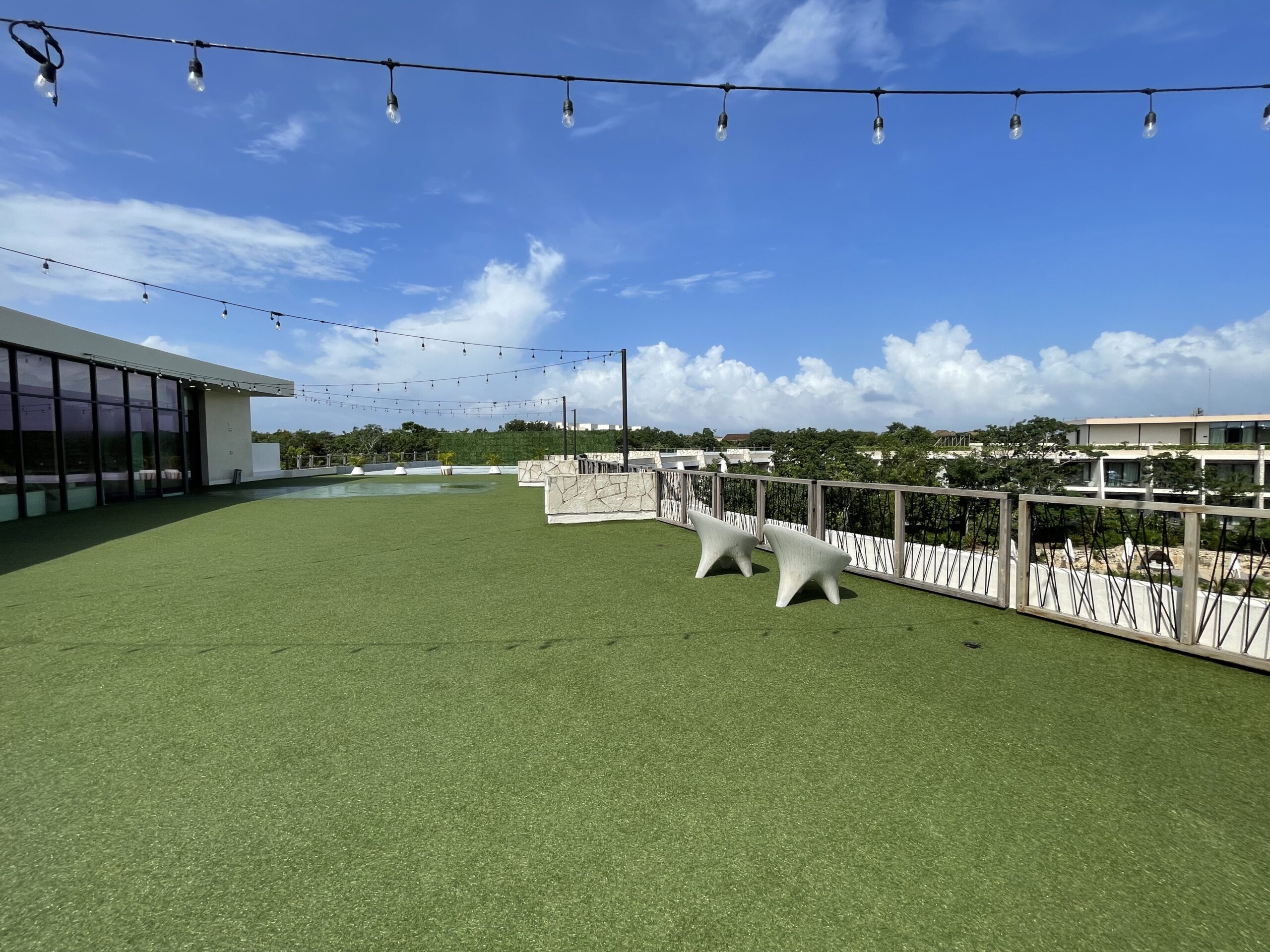 Rooftop Garden Spa Setup — Secrets Tulum