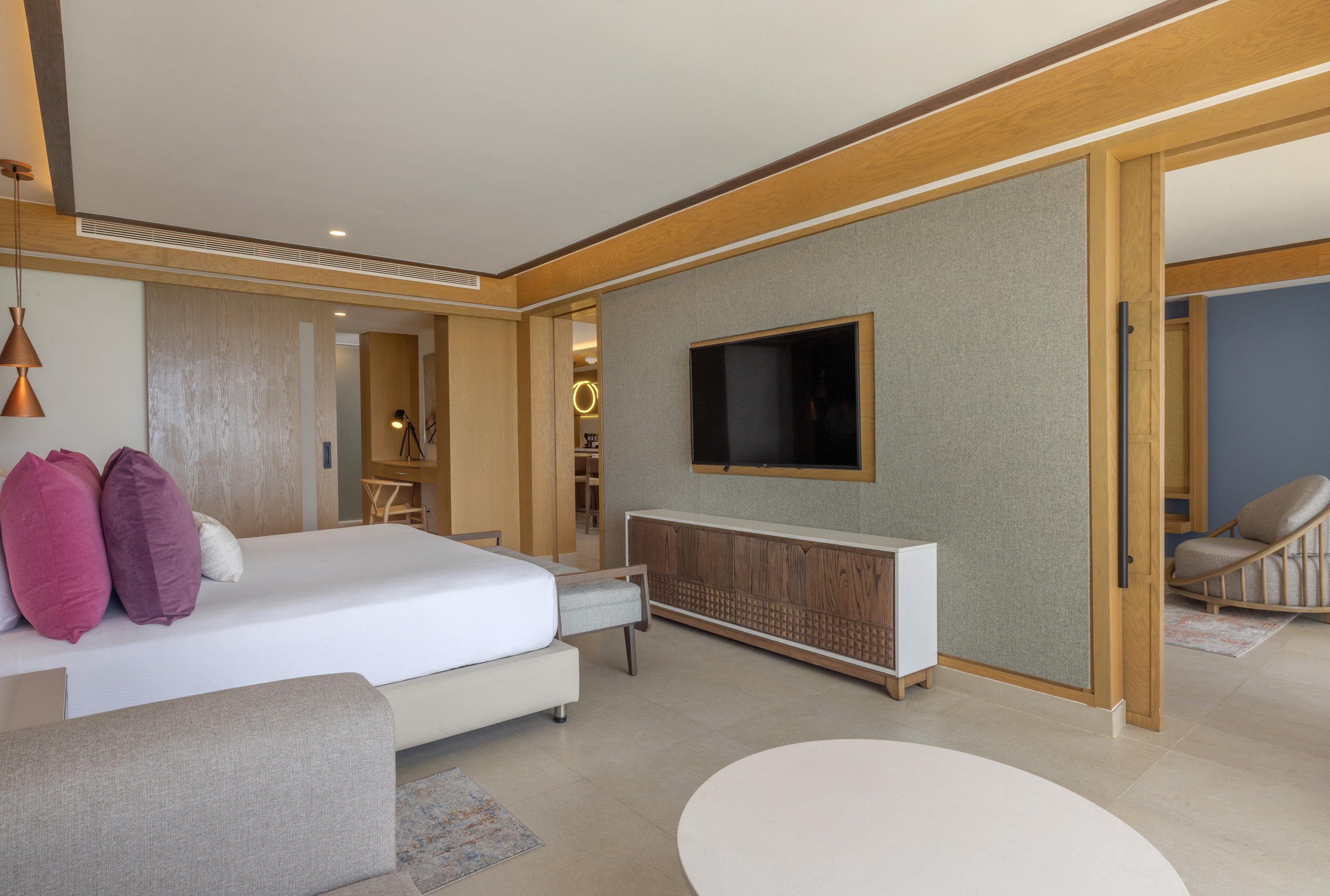 Presidential Suite king bedroom view