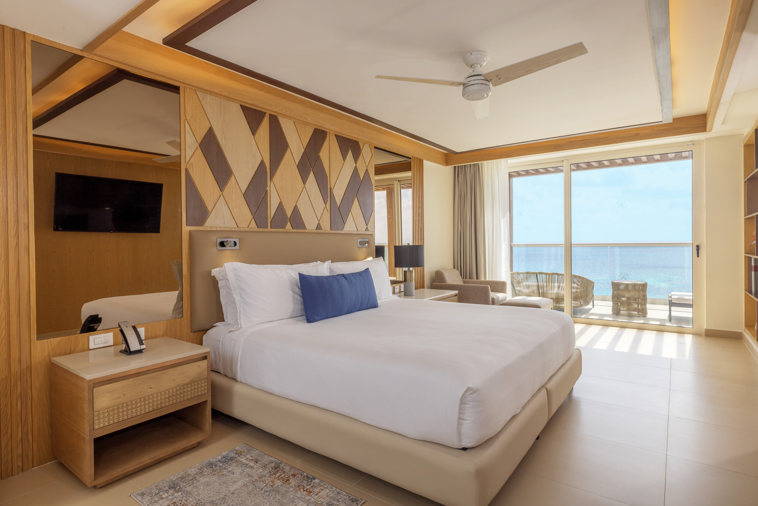 Sky Chairman Suite king bedroom