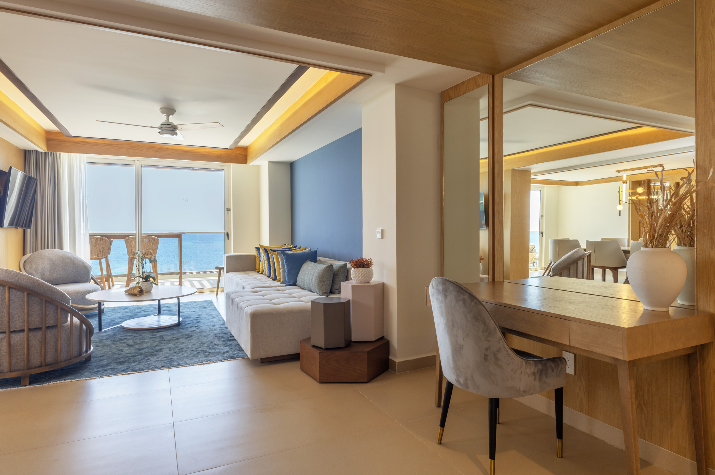 Sky Chairman Suite living room
