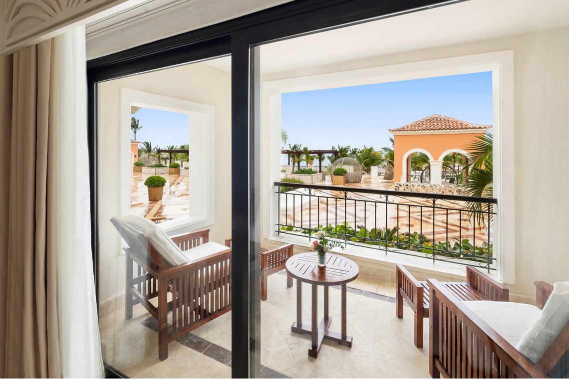 Junior Suite Ocean View terrace — Sanctuary Cap Cana