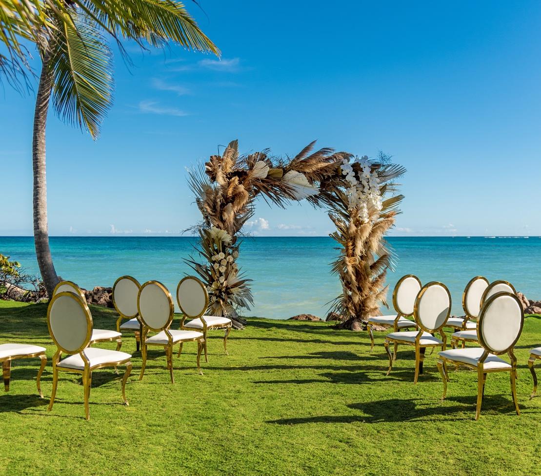 Island Suite private tropical island ceremony — Sanctuary Cap Cana destination wedding
